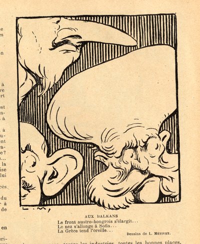 Le Rire rouge, Satírico en N&B de Lucien Metivet