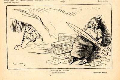 Le Rire rouge, Satírico en N&B de Lucien Metivet
