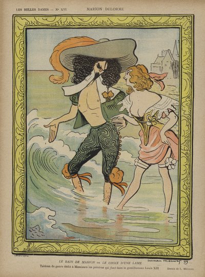 Marion Delorme, Ilustración para Le Rire de Lucien Metivet