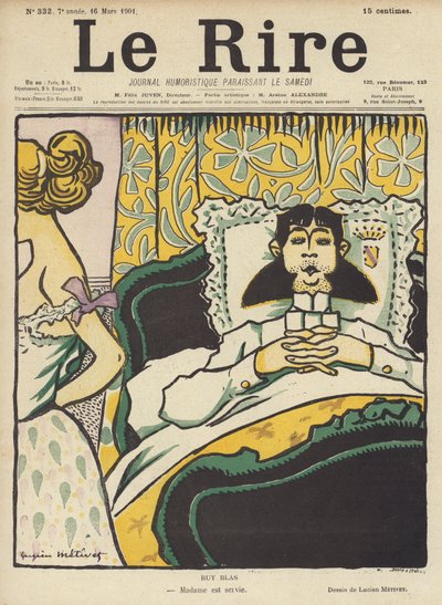 Ruy Blas, Ilustración para Le Rire de Lucien Metivet