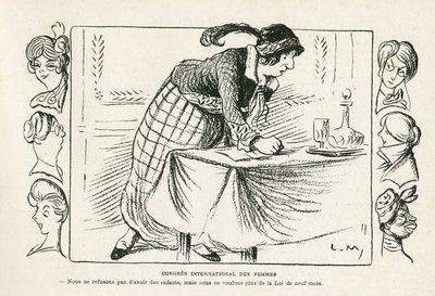 Ilustración en Le Rire de Lucien Metivet