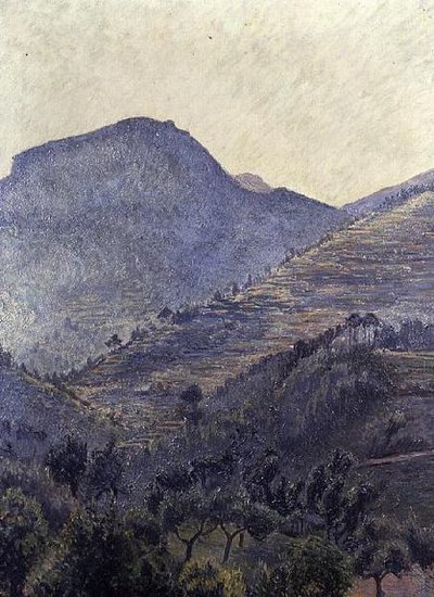 La Bau, atardecer de Lucien Pissarro