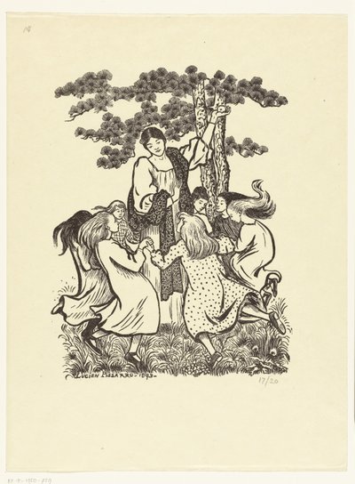 baile redondo La Ronde de Lucien Pissarro