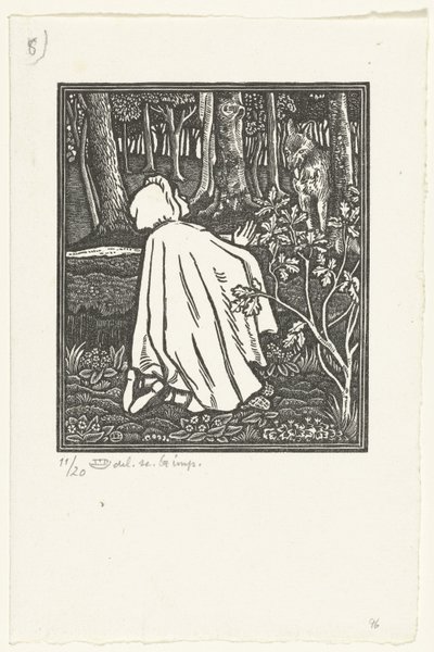 Roodkapje La Caperucita Roja de Lucien Pissarro