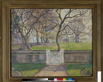 La puerta del jardín, Epping de Lucien Pissarro