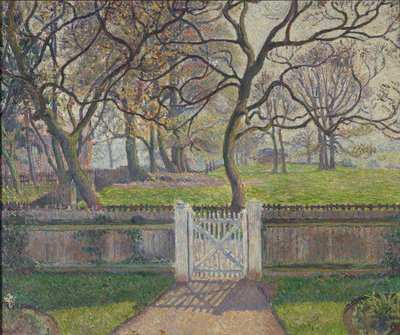 La puerta del jardín, Epping de Lucien Pissarro