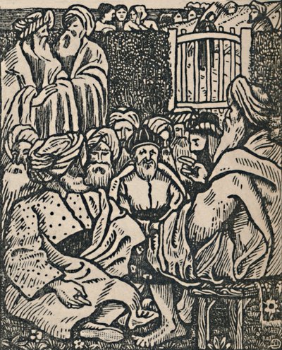 La reunión de los ancianos, 1919 de Lucien Pissarro