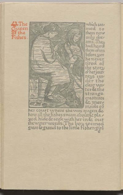 The Queen of the Fishes: Plate 6 de Lucien Pissarro