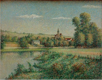 Pueblo de la Isla de Francia de Lucien Pissarro