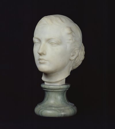 Cabeza de Jane Poupelet 1897 de Lucien Schnegg