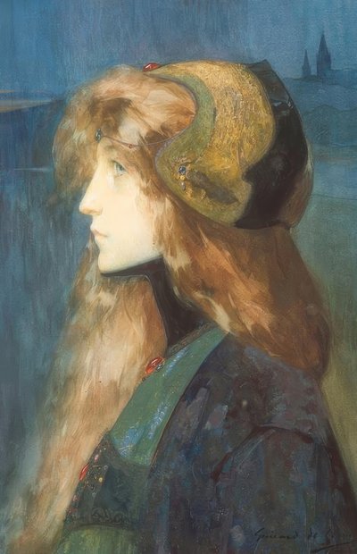 Joven princesa de Lucien Victor Guirand de Scevola