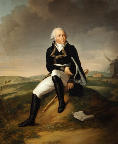 Retrato de François Christophe Kellerman 1735-1820 (óleo sobre lienzo) de Lucile Fouillon Vachot