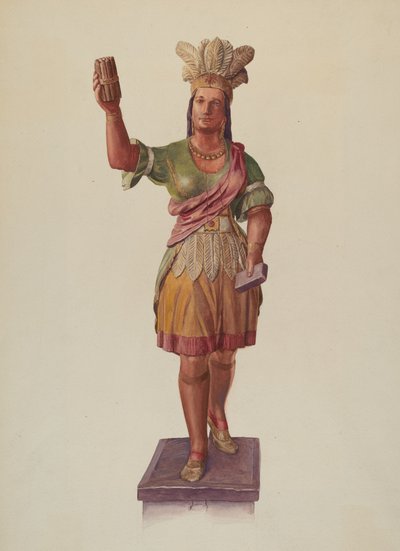 Pocahontas de la Tienda de Cigarros de Lucille Lacoursiere