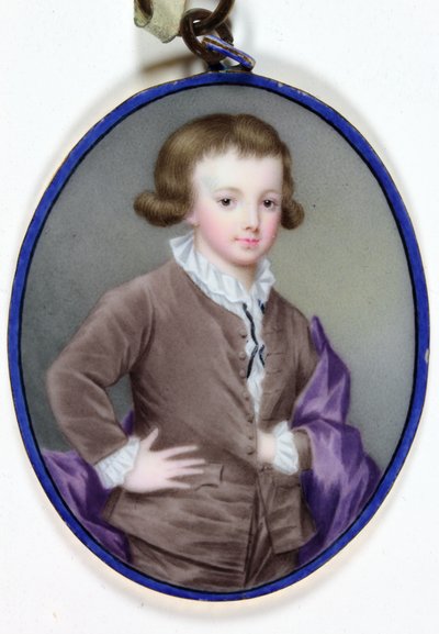 Lord Edward Charles Cavendish Bentinck (esmalte) de Lucius Barber