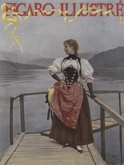 En Suisse. Portada de Le Figaro Illustré, julio de 1893 de Lucius Rossi