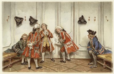 Ilustración para La escuela de escándalo de Lucius Rossi