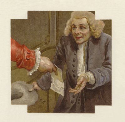 Ilustración para La escuela de escándalo de Lucius Rossi