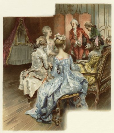Ilustración para La Escuela del Escándalo de Lucius Rossi