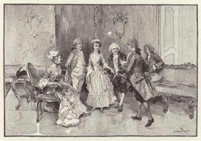 Ilustración para La escuela del escándalo de Lucius Rossi