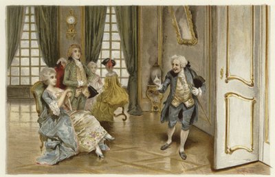 Ilustración para La escuela del escándalo de Lucius Rossi