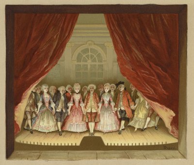 Ilustración para The School for Scandal de Lucius Rossi
