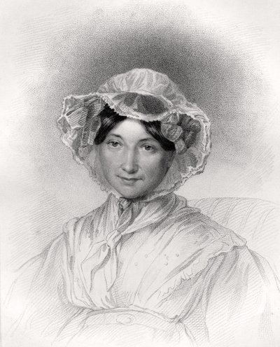 Frances Trollope, grabado por W. Holl, de 