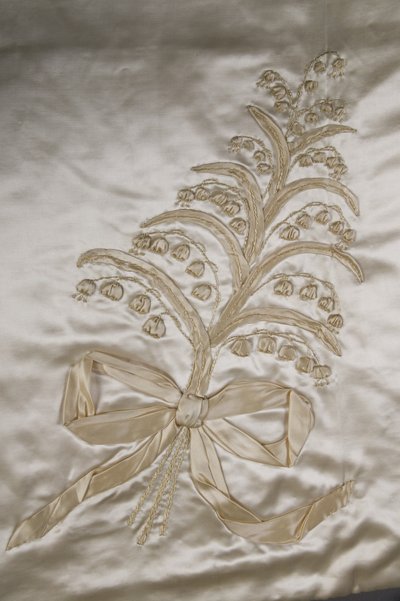 Vestido de novia (detalle) de Lucy Christiana Lady Duff Gordon