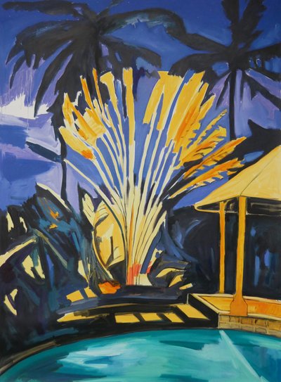 Abanico, 2021 (óleo sobre lienzo) de Lucy Smallbone