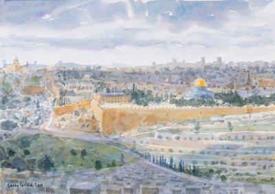 Jerusalén desde el Monte de los Olivos de Lucy Willis