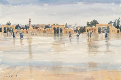 Viento y Lluvia en el Monte del Templo, Jerusalén de Lucy Willis