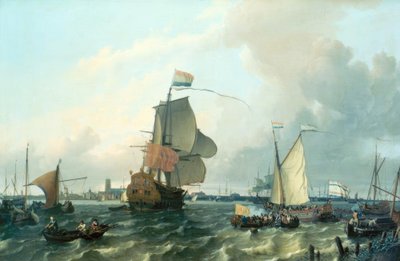 Brielle de Ludolf Backhuysen
