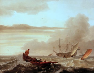 L.Backhuysen, Mar agitado de Ludolf Backhuysen