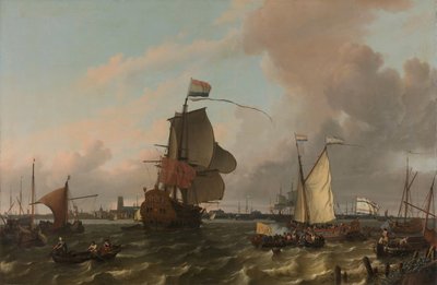 La fragata Brielle en el río Maas frente a Rotterdam
La fragata "Brielle" en el Maas frente a Rotterdam de Ludolf Bakhuysen