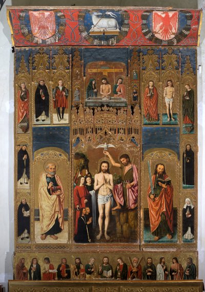 Políptico del Bautismo de Cristo de Ludovico Brea