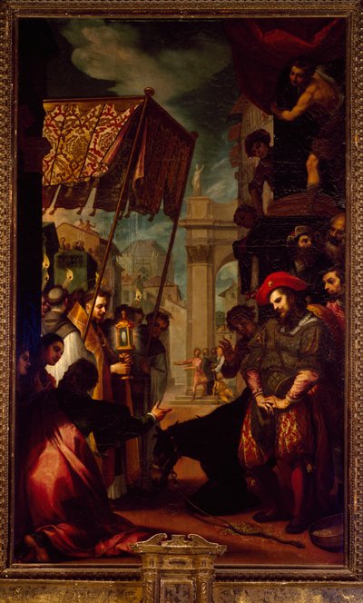 San Antonio de Padua, el milagro de la mula de Ludovico Cardi