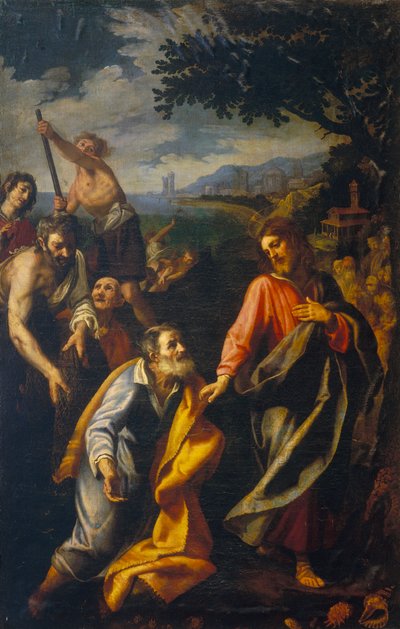 Cristo se aparece a los Apóstoles de Ludovico Cardi Cigoli