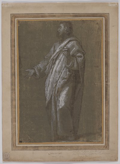 Figura masculina de pie, c. 1610 de Ludovico Cardi Cigoli