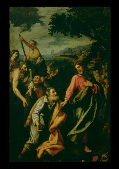 La tercera aparición de Cristo a Pedro de Ludovico Cardi Cigoli