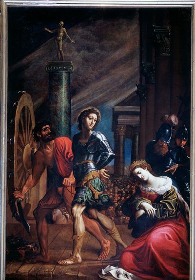 Martirios de San Jorge y Santa Catalina de Alejandría de Ludovico Carracci
