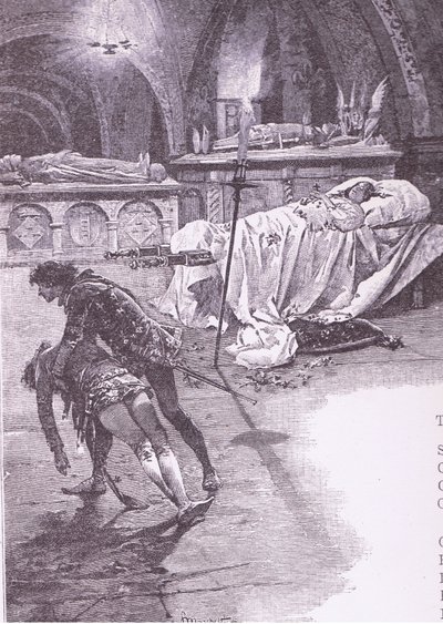 Bella Julieta que con ángeles permaneces, ilustración de Romeo y Julieta de Ludovico Marchetti