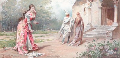 Ilustración para Otelo de Shakespeare de Ludovico Marchetti