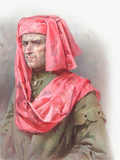 Ilustración para Otelo de Shakespeare de Ludovico Marchetti
