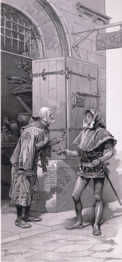 Juan, no pude enviarlo. Aquí está de nuevo, ilustración de Romeo y Julieta de Ludovico Marchetti