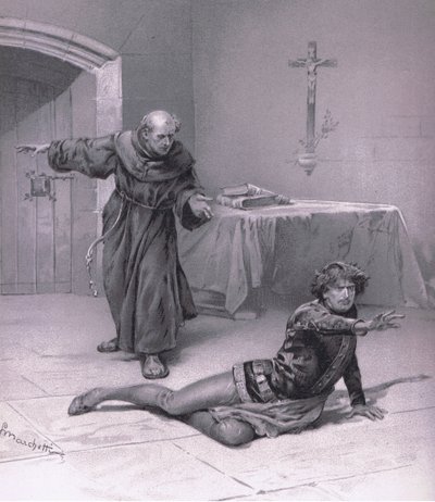 Vive aquí en el cielo, y puede mirarla. (ilustración de Romeo y Julieta) de Ludovico Marchetti