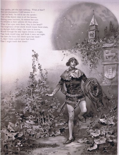 Ella habla, pero no dice nada. (ilustración de Romeo y Julieta) de Ludovico Marchetti