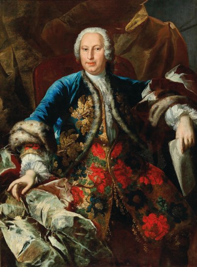 Retrato del compositor Pietro Torri ca. 1650-1737, ca 1735 de Ludovico Stern