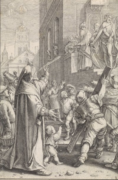 Cristo mostrado al pueblo (Ecce homo) La Pasión (título de la serie) de Ludovicus Siceram
