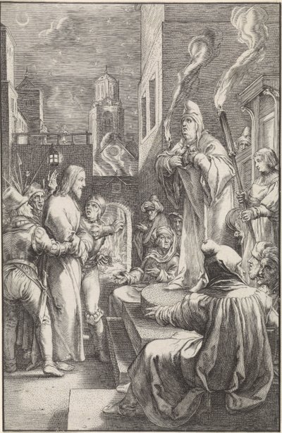Cristo ante Caifás La Pasión (título de la serie) de Ludovicus Siceram