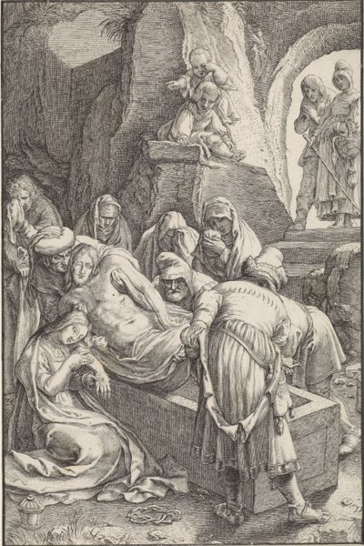 Entierro de Cristo La Pasión (título de la serie) de Ludovicus Siceram