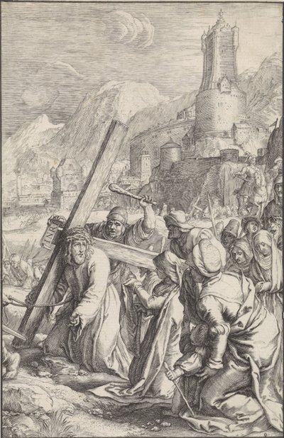 llevando la cruz La Pasión (título de la serie) de Ludovicus Siceram